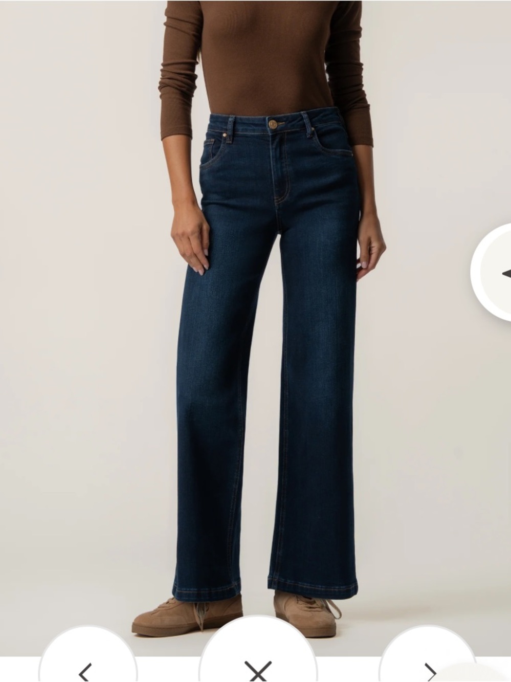Kut from the Cloth Jean Wide Leg High Rise Jeans Size 12